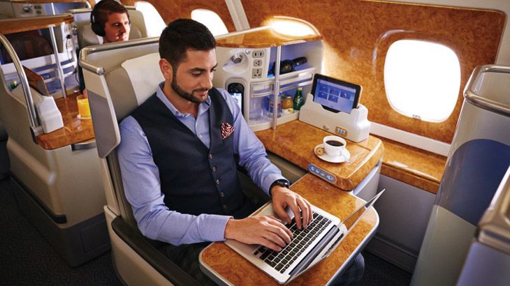 Emirates now offers free inflight WiFi in business, first class