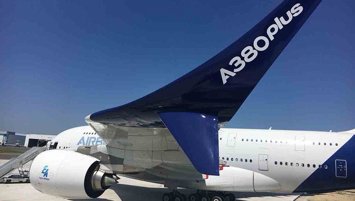 Airbus debuts A380plus with winglet extensions, more seats