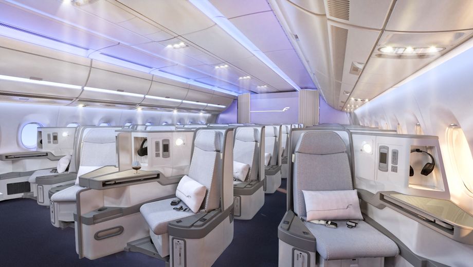 Airlines switch onto mood lighting to help passengers relax