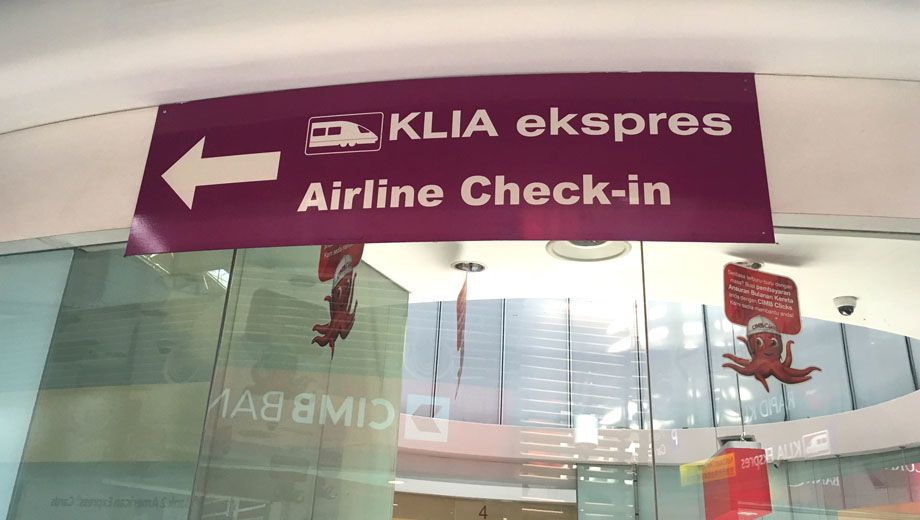 Travel tip: drop your suitcase at Kuala Lumpur in-town check-in