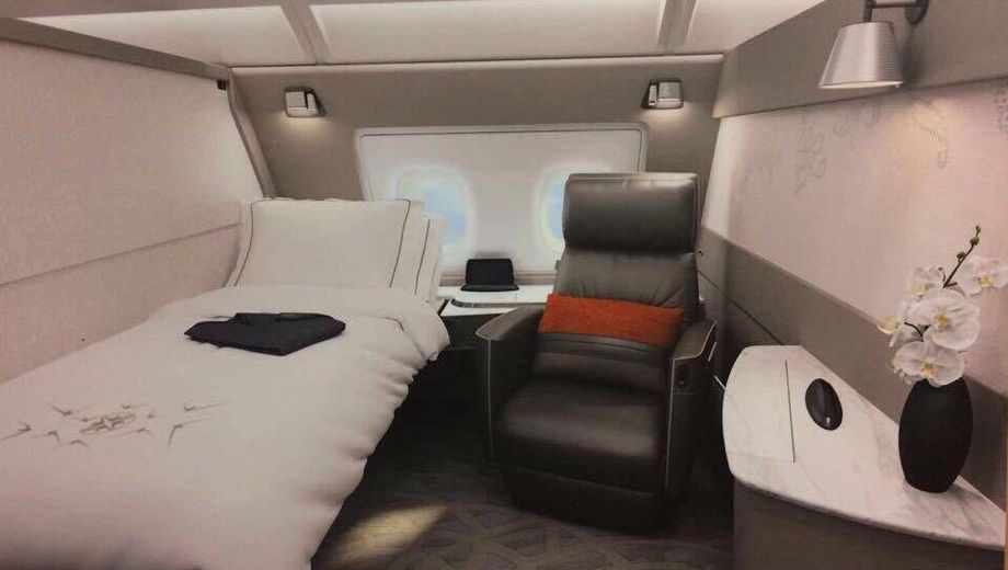 Is this Singapore Airlines' new Airbus A380 first class suite?
