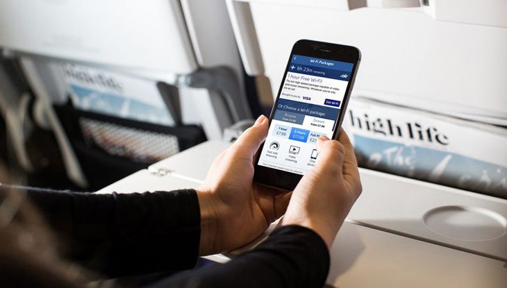 British Airways sets WiFi free with gratis hour of inflight Internet