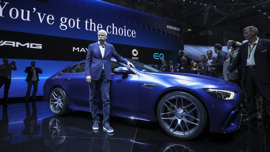 Mercedes-Benz reveals four-door AMG GT sports coupe