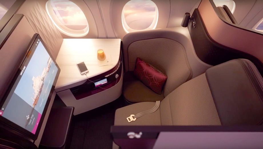 Qatar rolls out Qsuite business class to its Boeing 777-200LR jets