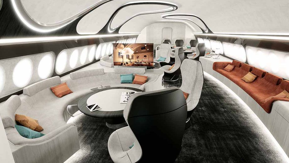 Airbus debuts new Airbus A330, A350 private jet cabin