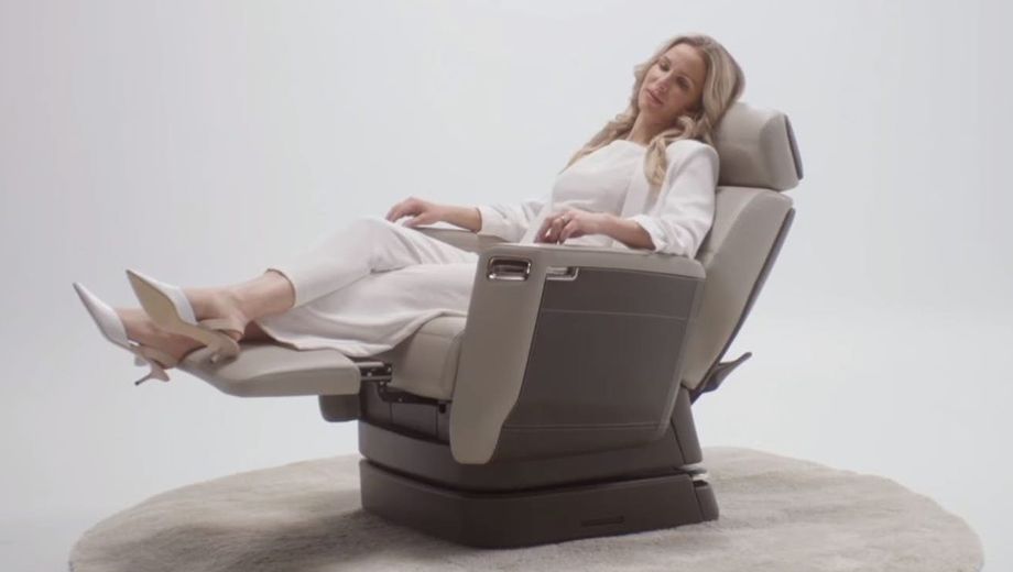 Bombardier's next-gen business class seat for the private jet-set