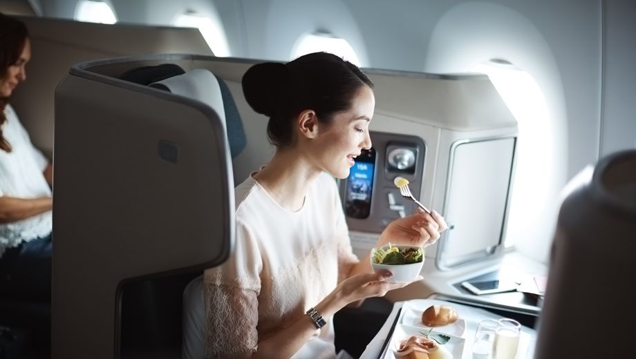 Cathay Pacific's new 'restaurant-style' business class meal service