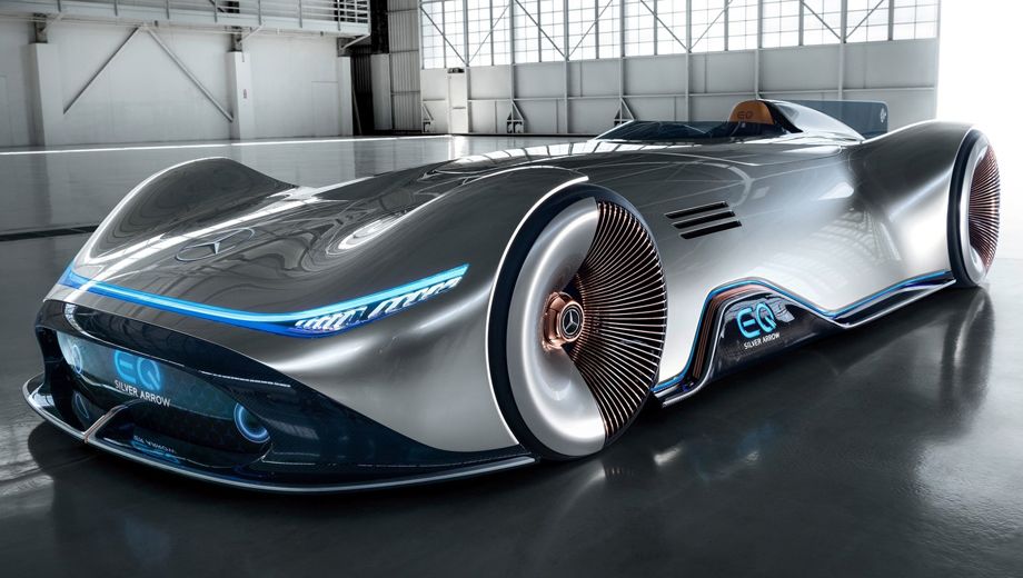 Mercedes-Benz goes back to the future with EQ Silver Arrow concept car