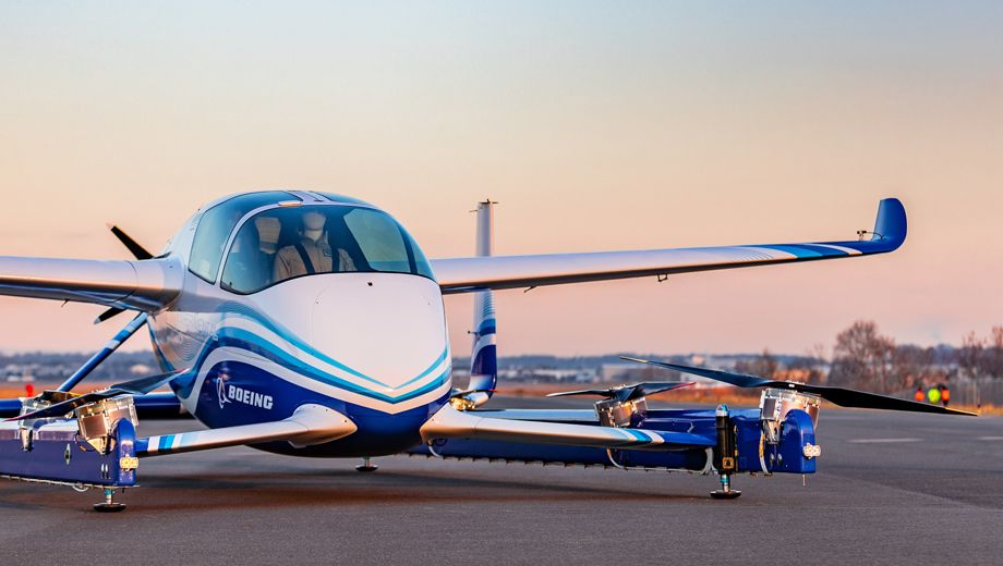 Boeing's flying car takes to the skies