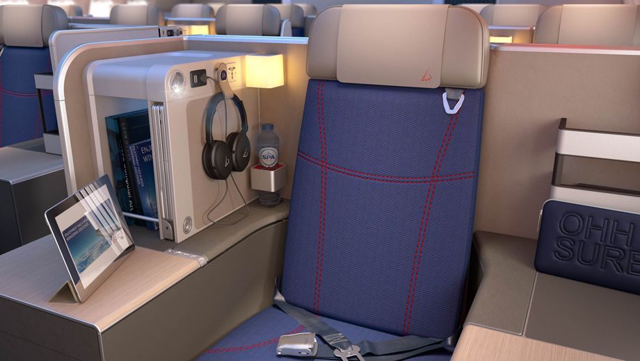 Brussels Airlines' new business class seat shows a boutique touch
