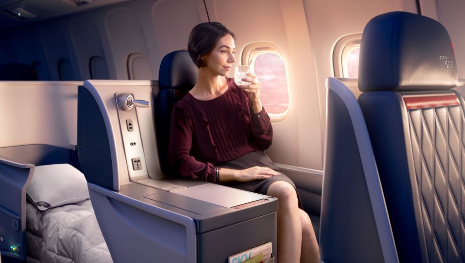 Delta upgrades business class on Los Angeles-New York flights