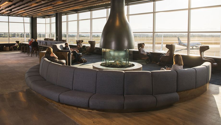 Alaska Airlines’ astounding new flagship Seattle lounge