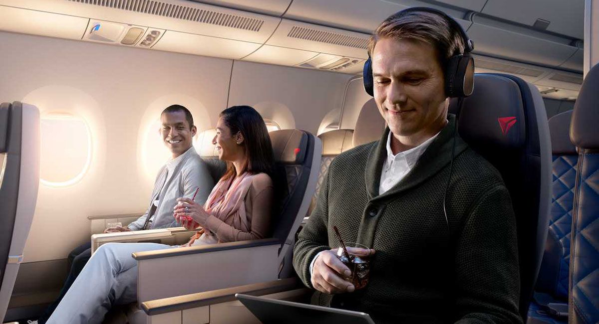 Delta Premium Economy Guide Seats Reviews More 2022 Executive Traveller - Delta Airlines Car Seat Policy