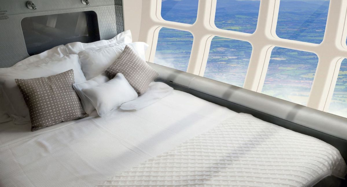 Turning cargo space into a first class suite with a view