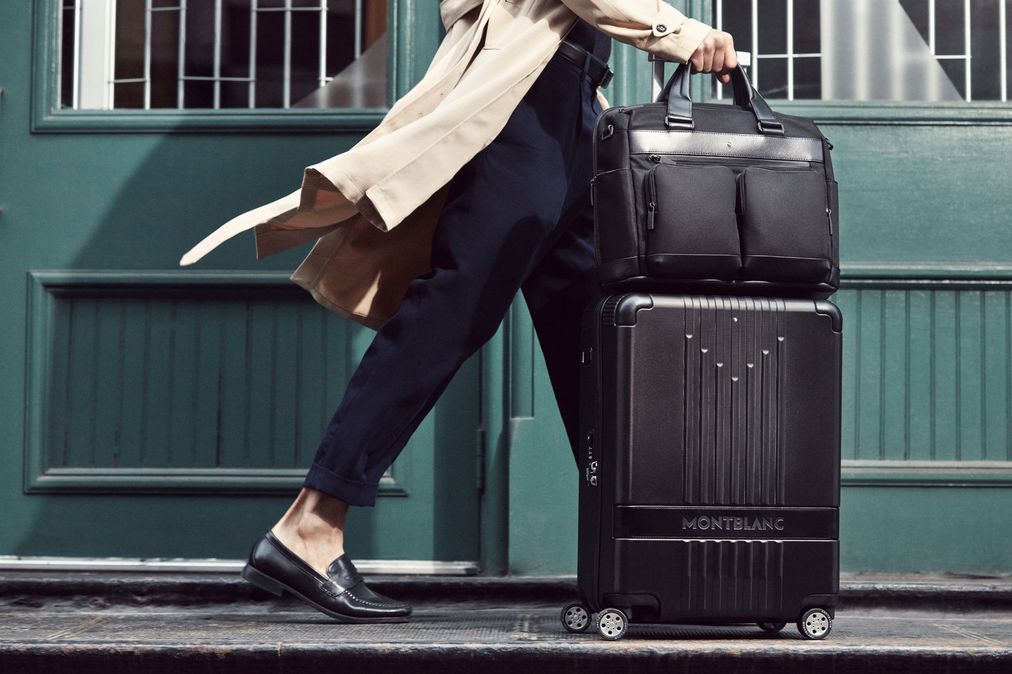 Travel in style with these new Montblanc Trolley bags