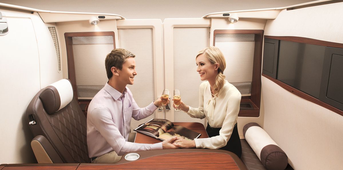 Singapore Airlines Airbus A380 first class Suites (Sydney-Singapore)