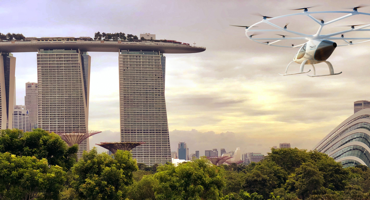 Singapore's flying taxi trials showcase the 'urban mobility' future