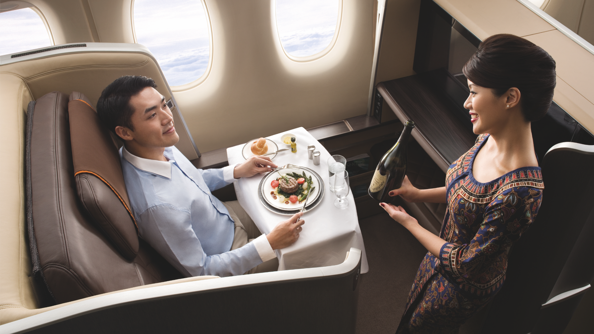 Singapore Airlines first class gains new Champagne and caviar service