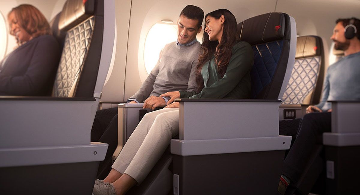 Review Delta Boeing 777 200lr Premium Select Economy Lax Sydney Executive Traveller