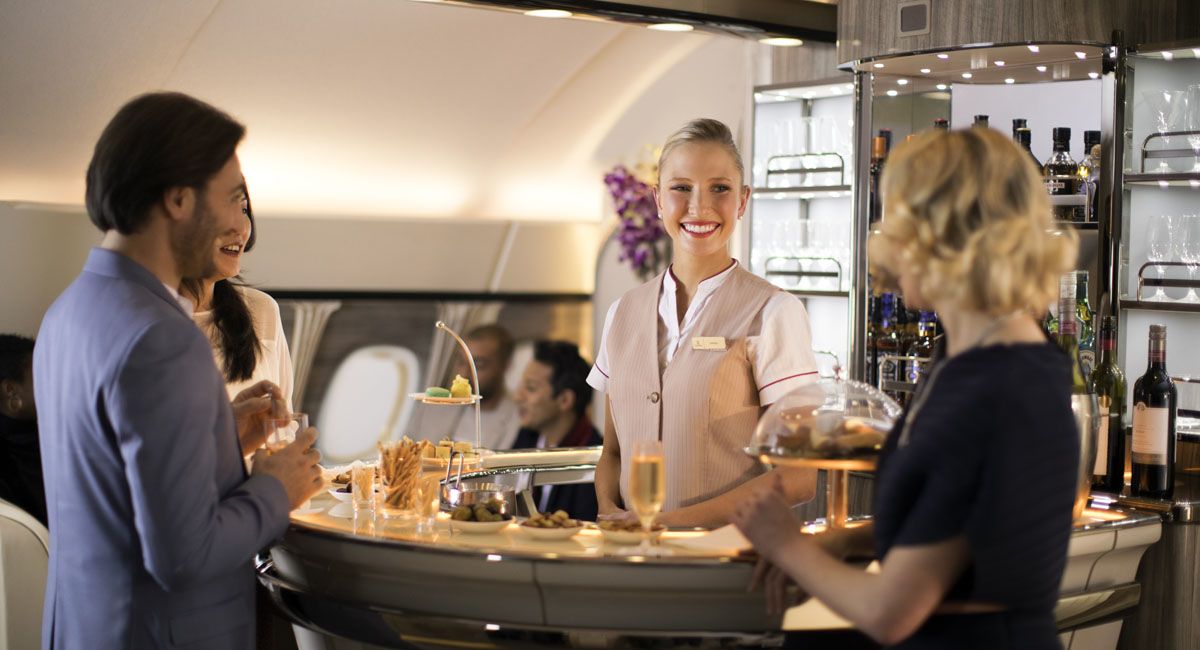 Emirates plans all-new Airbus A380 inflight bar for 2020