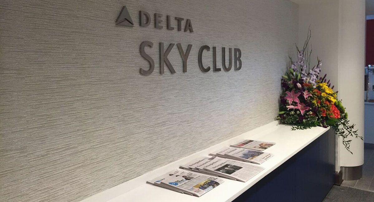 Delta Sky Club lounge, New York JFK Terminal 2