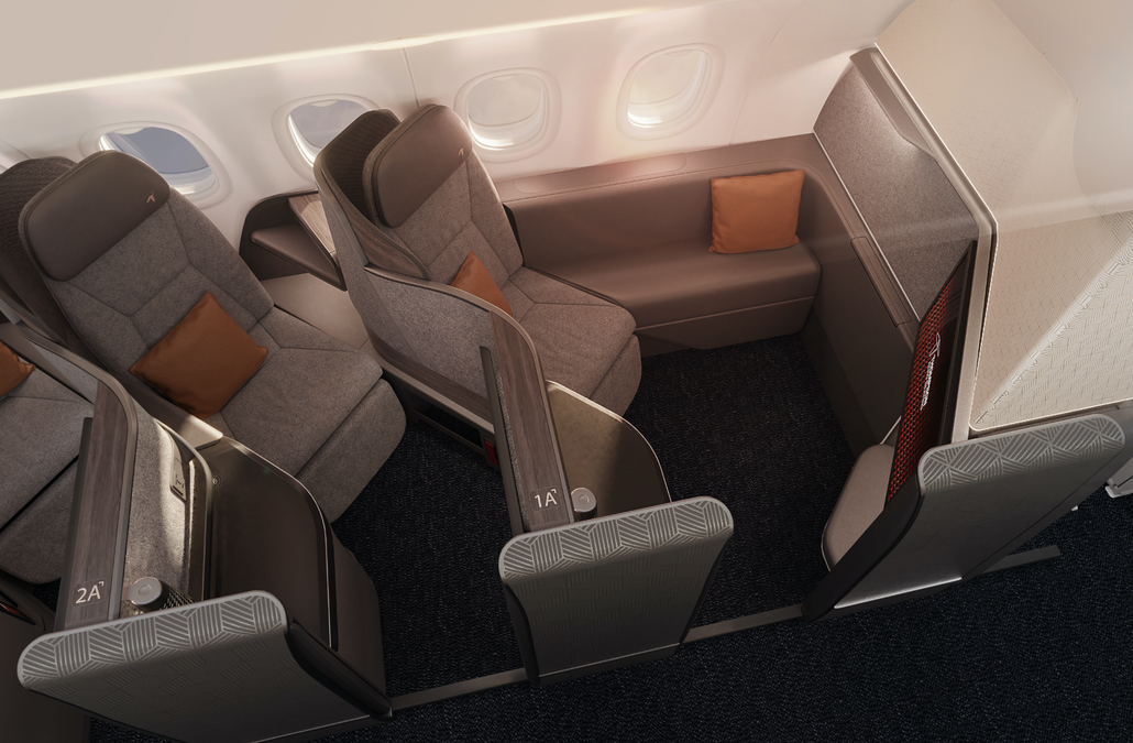 This new business class seat hits the single-aisle suite spot