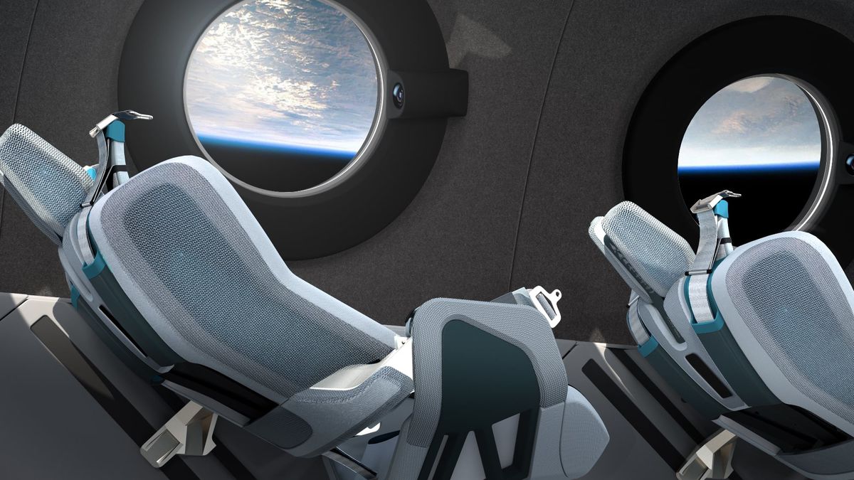 Virgin Galactic reveals its 'outer space class' seat