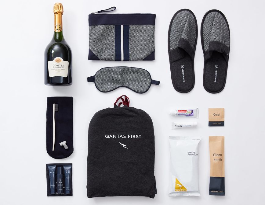 'Qantas at home' care packs deliver first class wines, Champagne, PJs