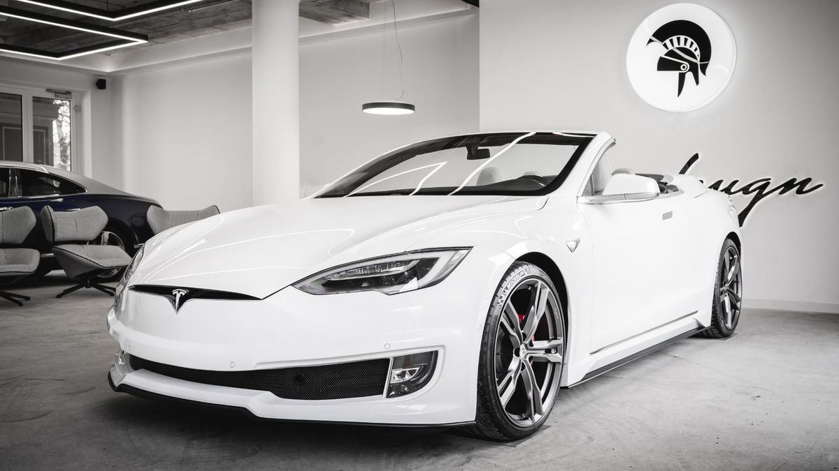 Revealed: Tesla Model S convertible by Ares Design