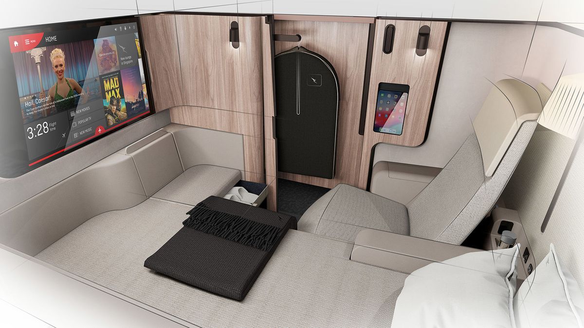 Qantas reveals new A350 first class suites for Project Sunrise
