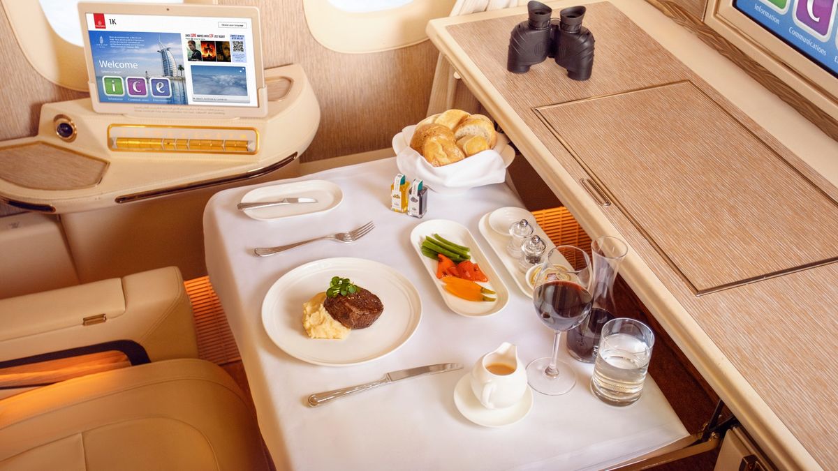 Emirates enhances First class menu, adds vegan options