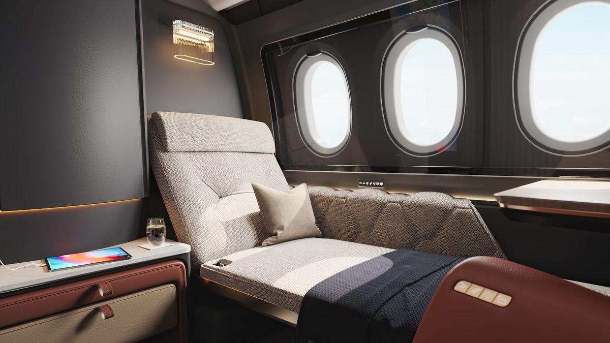 This first class suite lets you enjoy breakfast in bed
