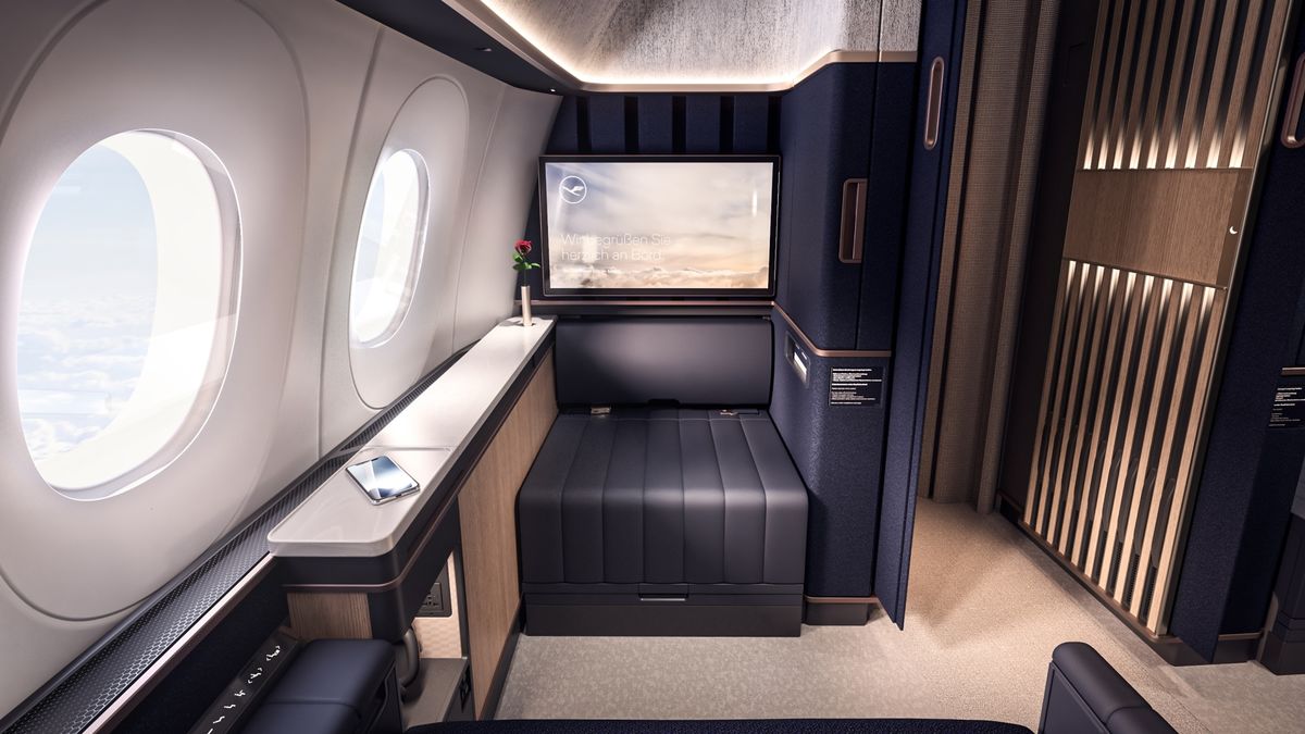 Lufthansa’s new first class features double beds