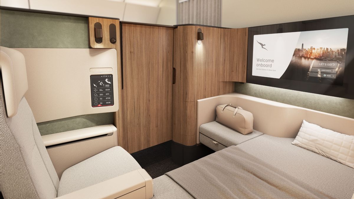 Up close with Qantas’ luxurious new A350 first class suites