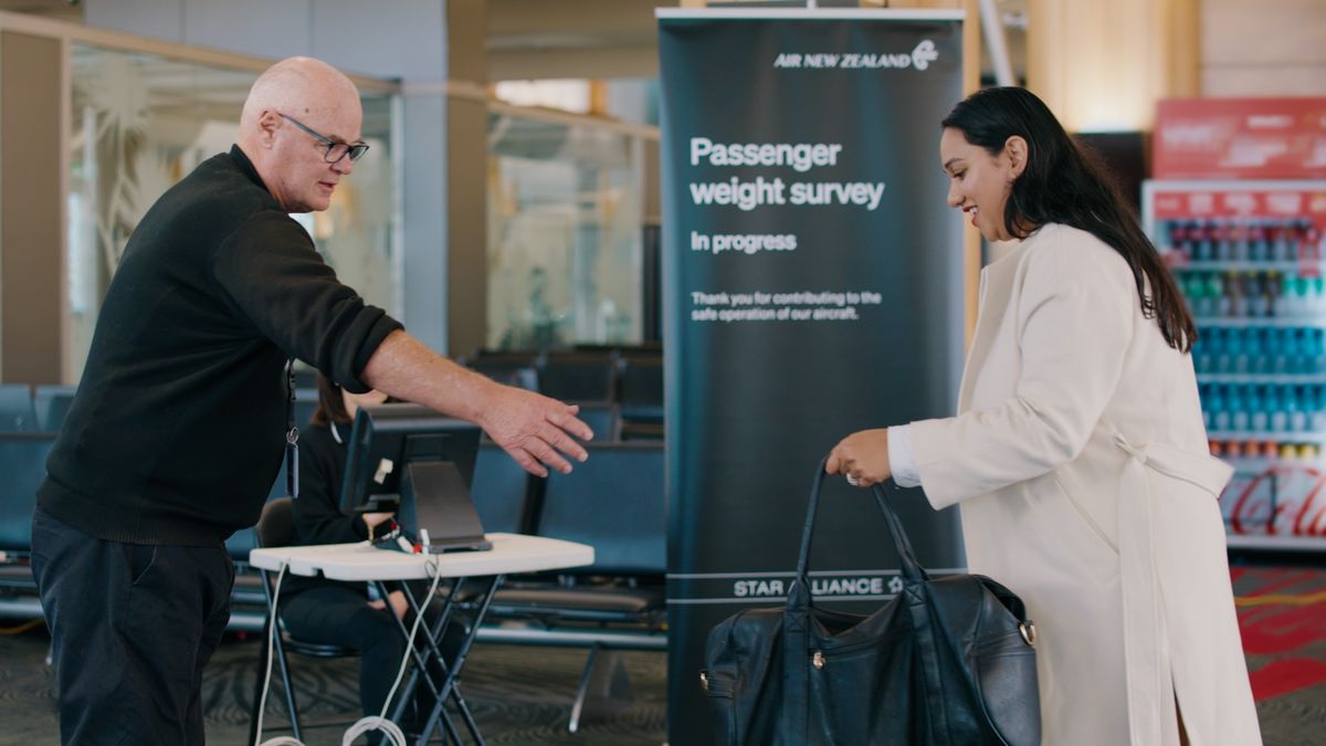 Here’s why Air New Zealand has started weighing passengers
