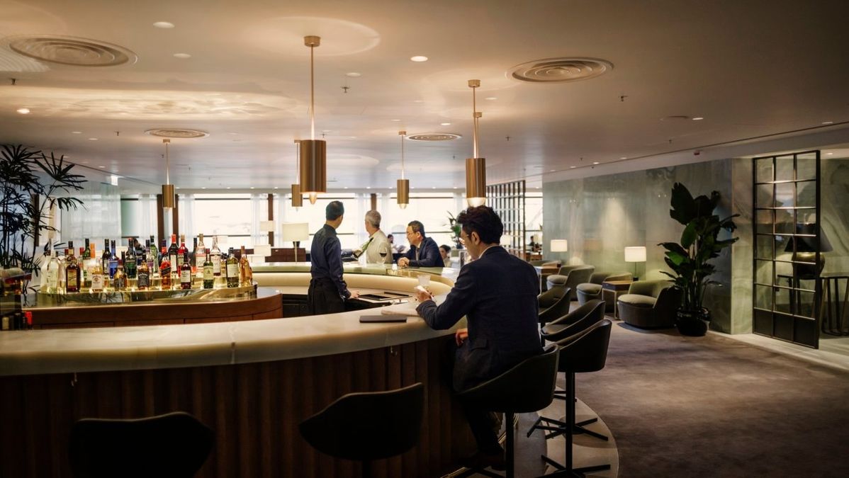 Cathay Pacific’s The Pier First lounge, Hong Kong
