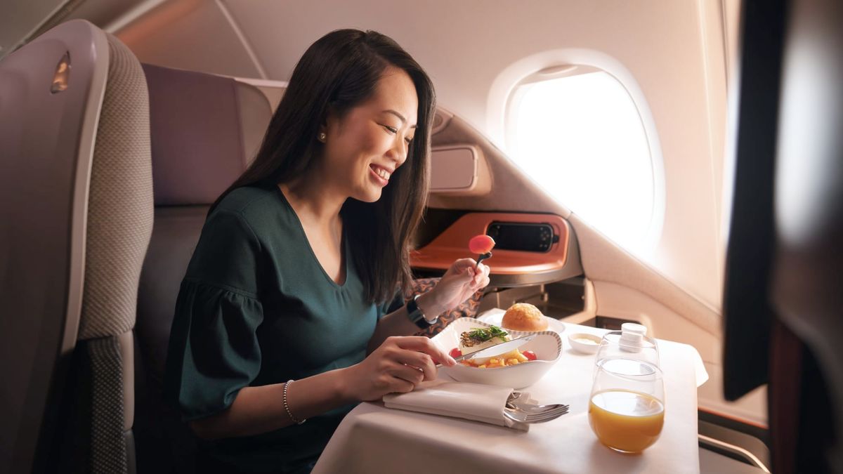 Singapore Airlines’ new Australian first, business class menus