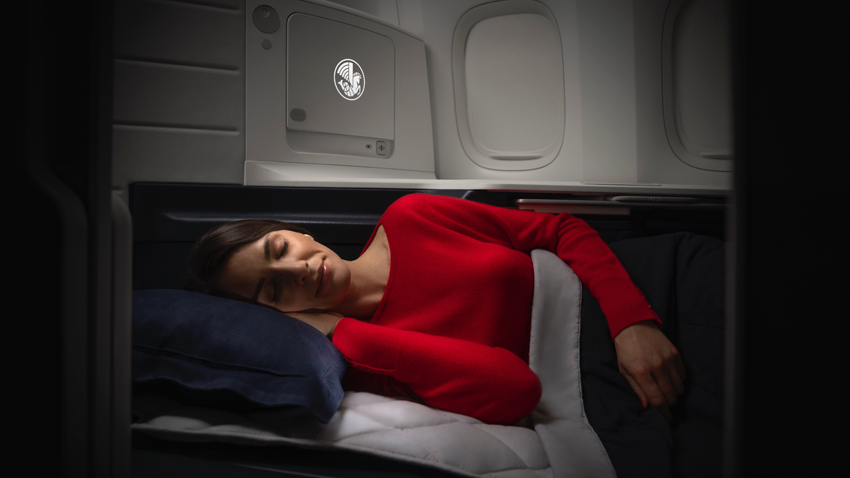 Air France’s new hotel-grade business class mattress