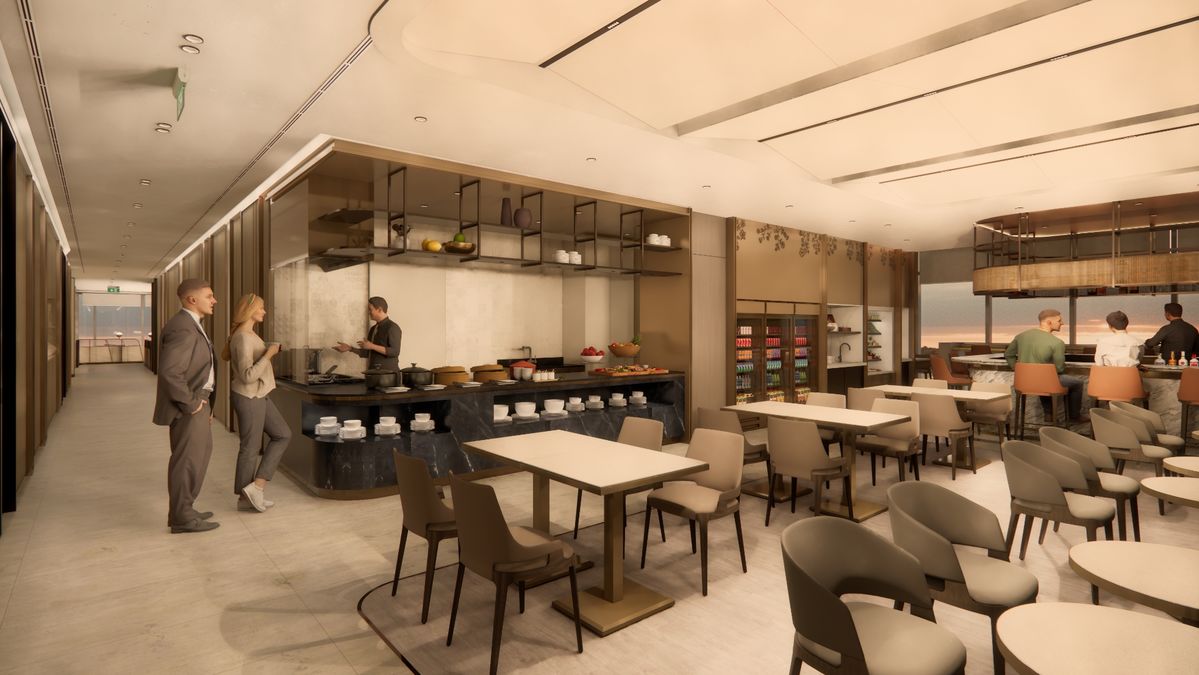 Here is Singapore Airlines’ all-new Melbourne lounge