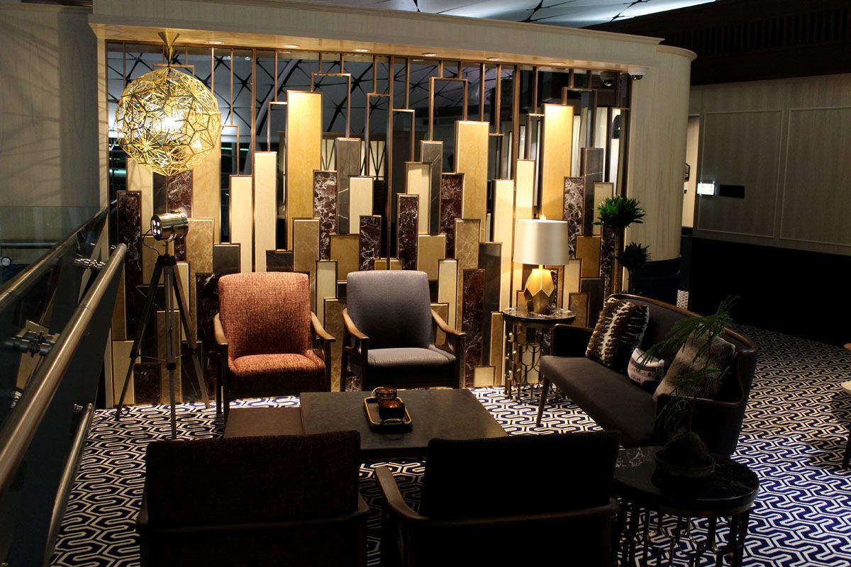 High-end fixtures and design elements combine to create an area that's both functional and visually appealing...