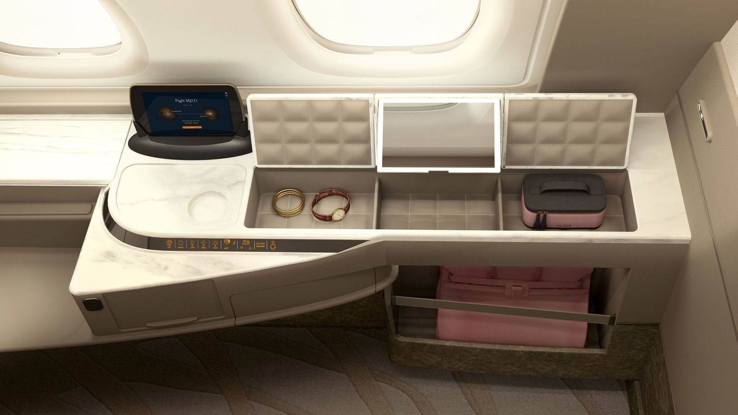 Singapore Airlines new Airbus A380 Suites Class (first class)
