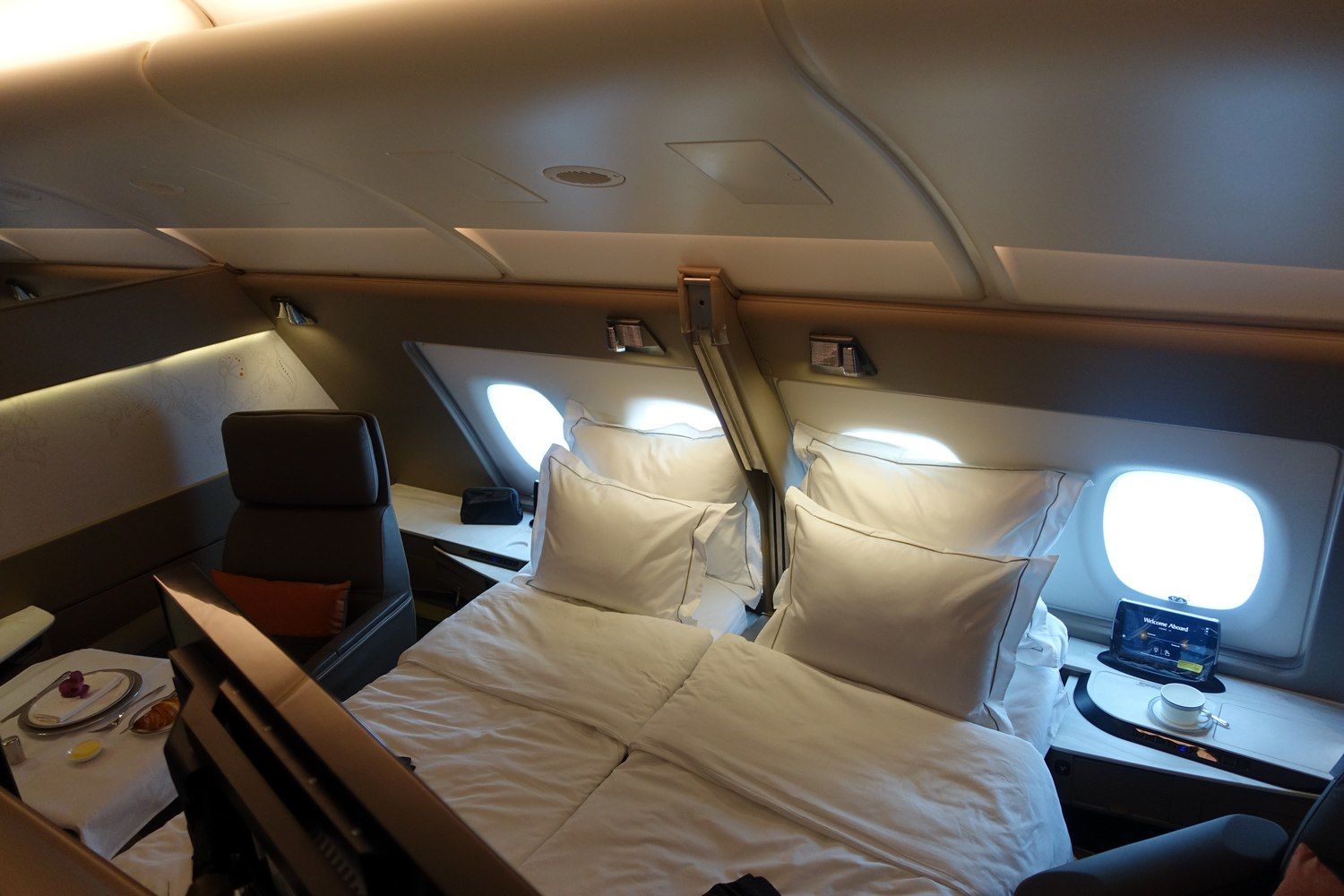 Singapore Airlines' new A380 First Class Seat