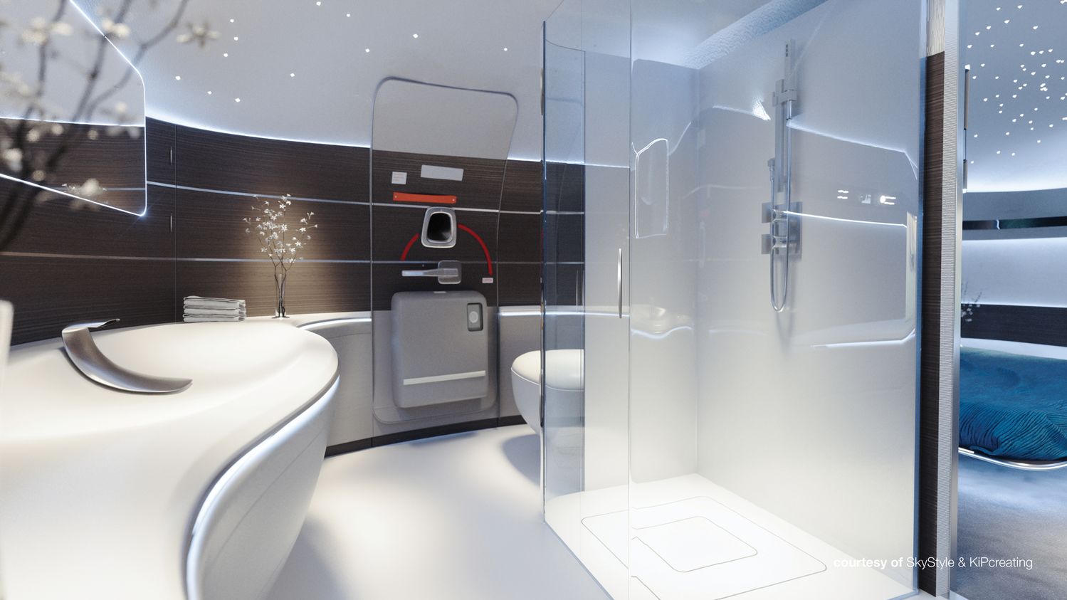 And of course, it comes with this stunning ensuite bathroom.