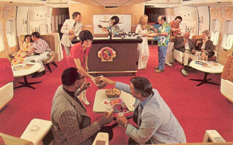 Gallery: Bars, lounges and restaurants of the Boeing 747