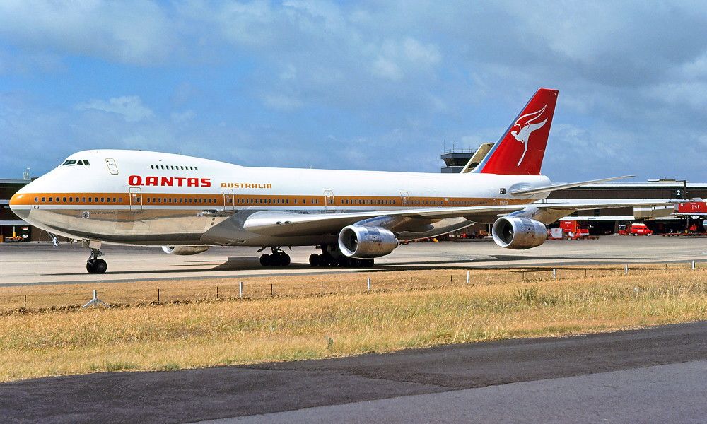 Qantas took delivery of its first Boeing 747 in September 1971