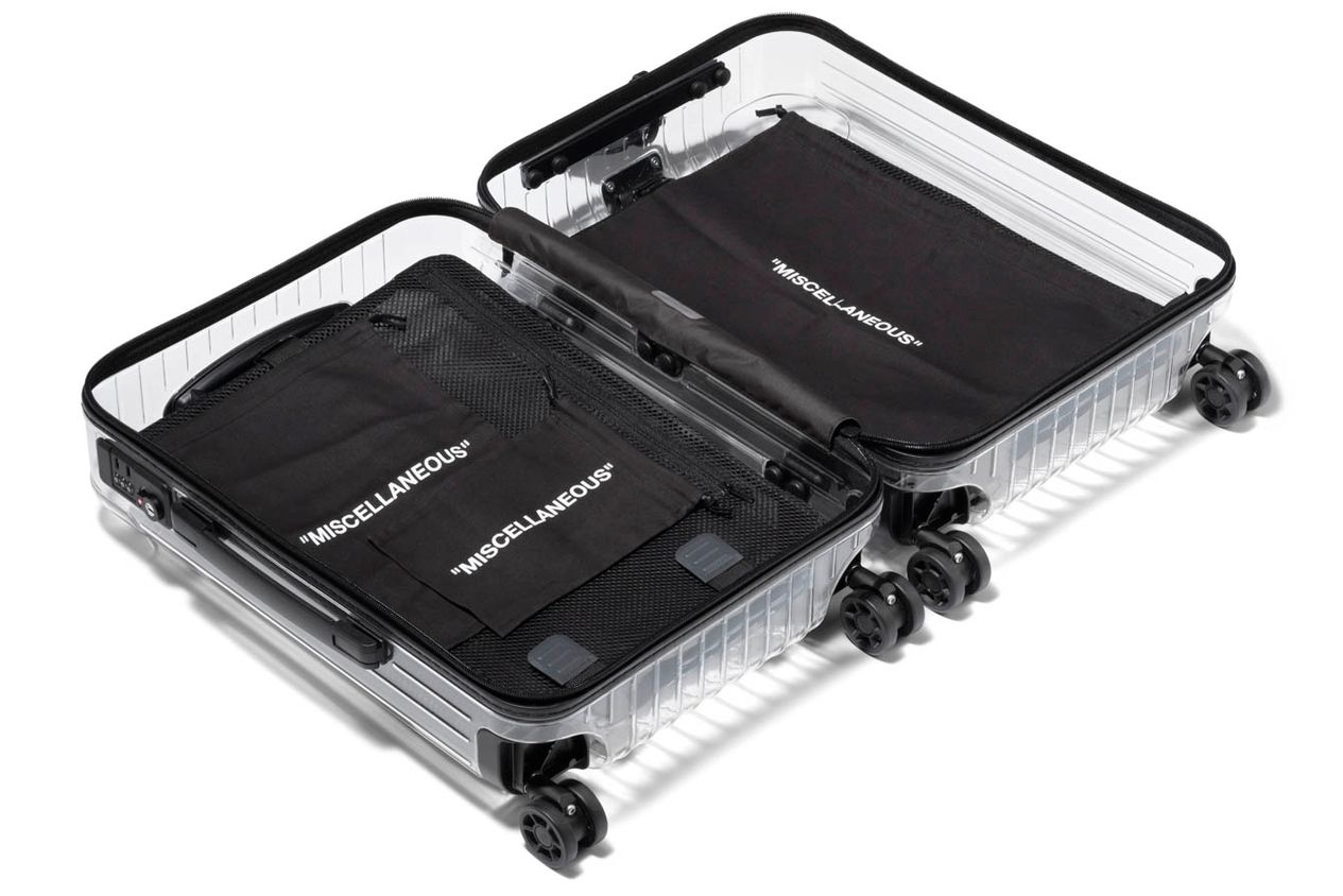 RIMOWA OFF-WHITE TRAVEL Amenity Kit - Transparent Travel Kit