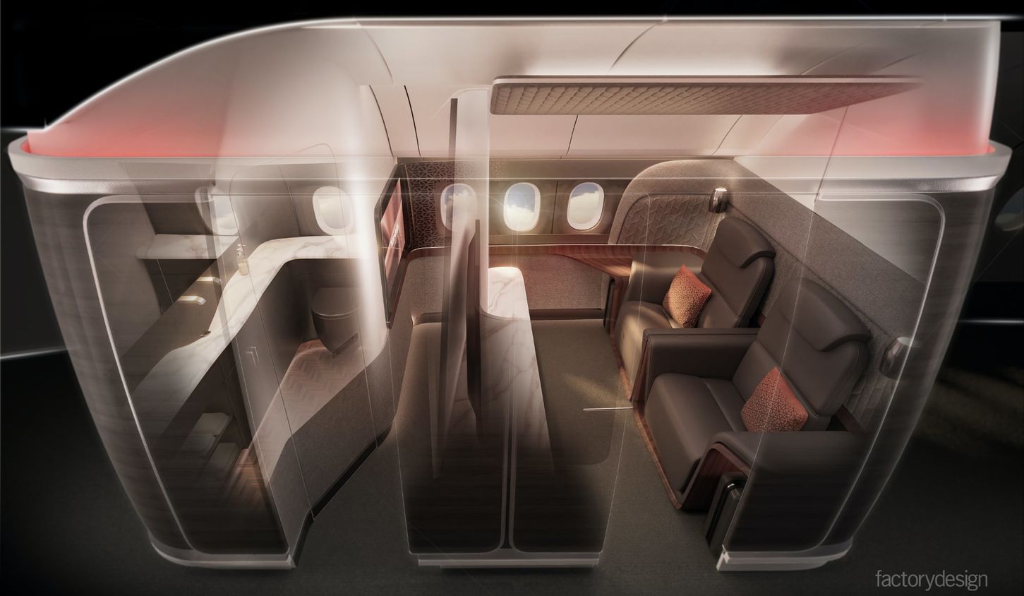 These designs show how the Airbus A350 can embrace first class ...