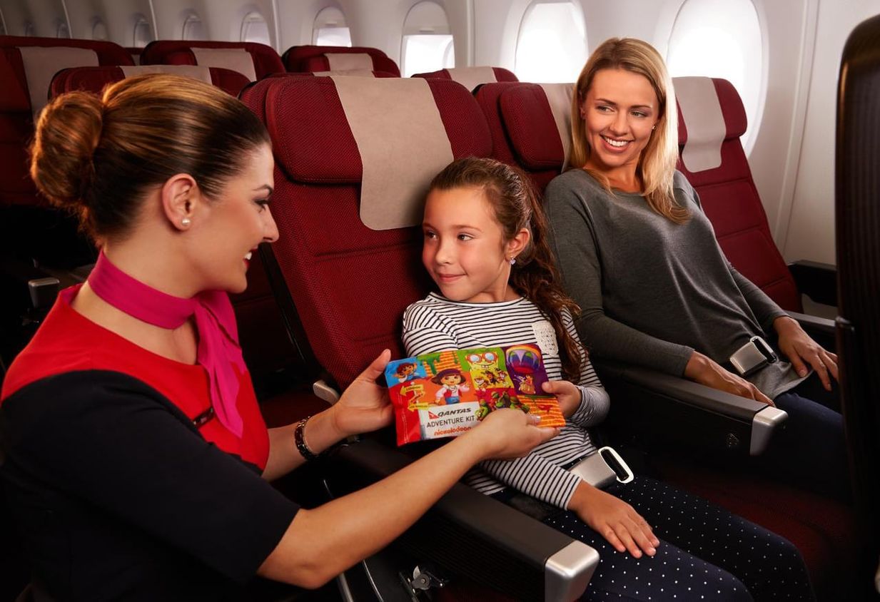 qantas travel with baby