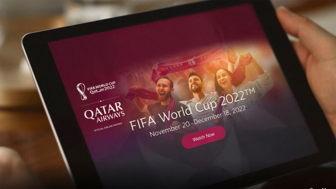 Qatar Airways will live-stream every FIFA World Cup match