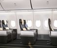 The all-new business class seats are far more spacious than their siblings on the Airbus A319 and A320.